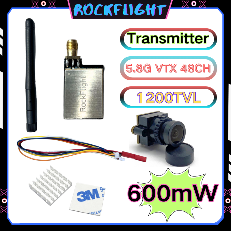 Drone Racing Camera - 5.8GHz 48CH launcher 600mW Video Transmitter
