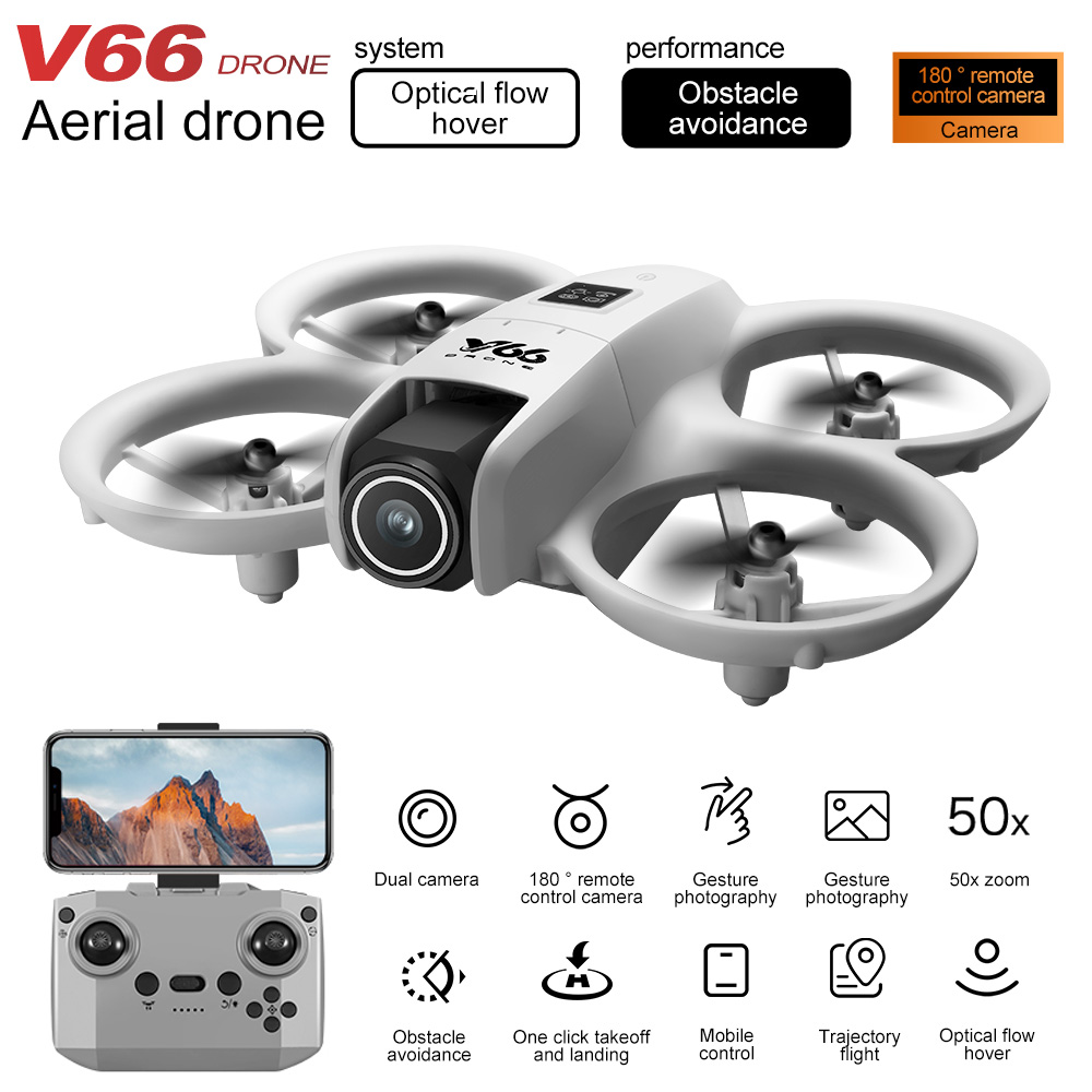 New V66 Mini Drone HD Camera 4 - Drone Racing Camera reseña y precio