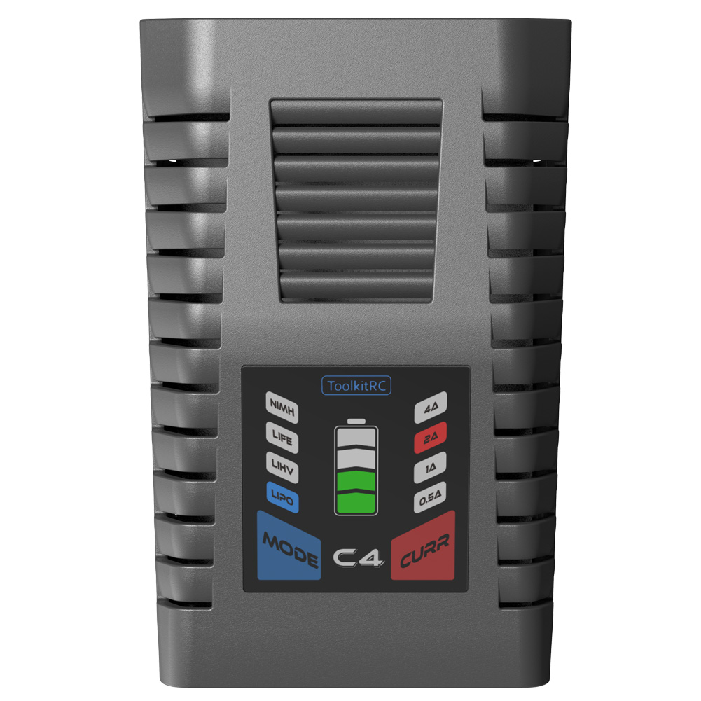 ToolkitRC C4 Charger 50W 5A AC - Drone Racing Charger reseña y precio