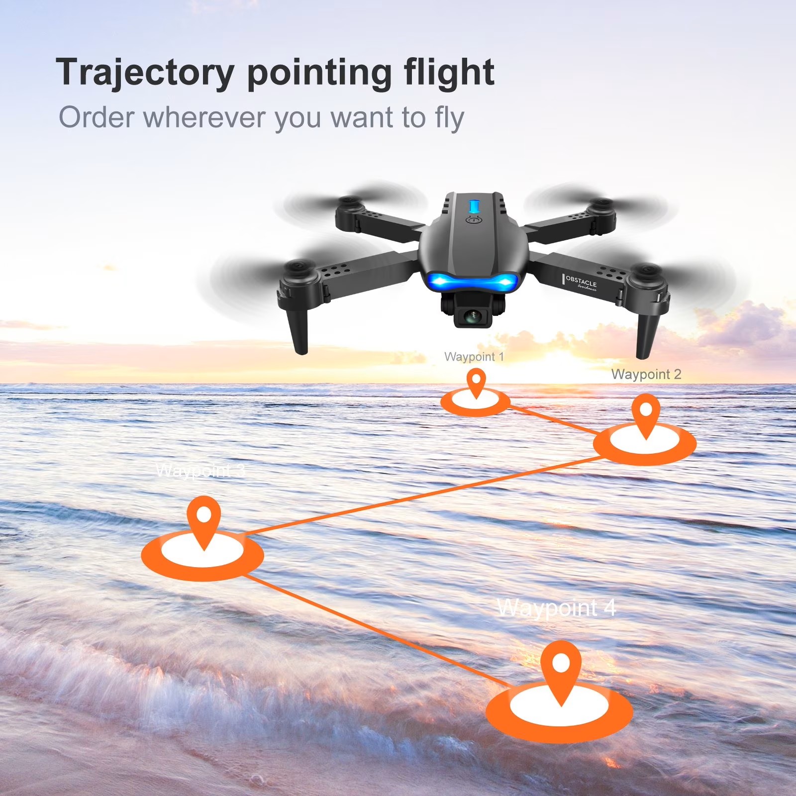The 2026 upgraded E88 PRO MAX  - Drone Racing Camera reseña y precio