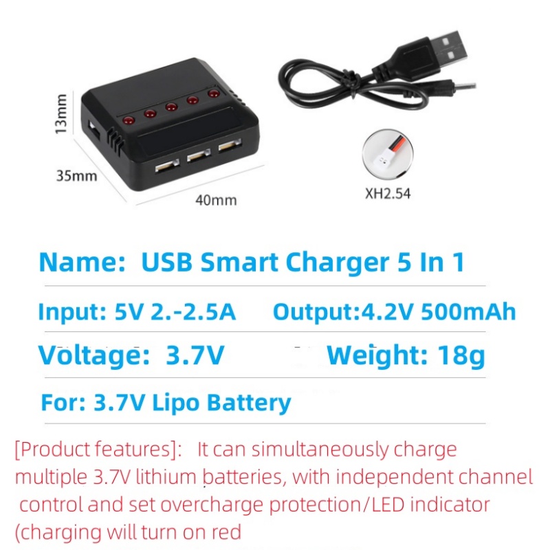 Syma X5HW X5HC X5C X5SW 3.7V 5 - Drone Racing Battery reseña y precio