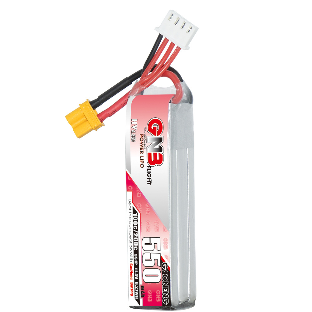 GNB HV 11.4V 550mAh 100C/200C  - Drone Racing Battery reseña y precio