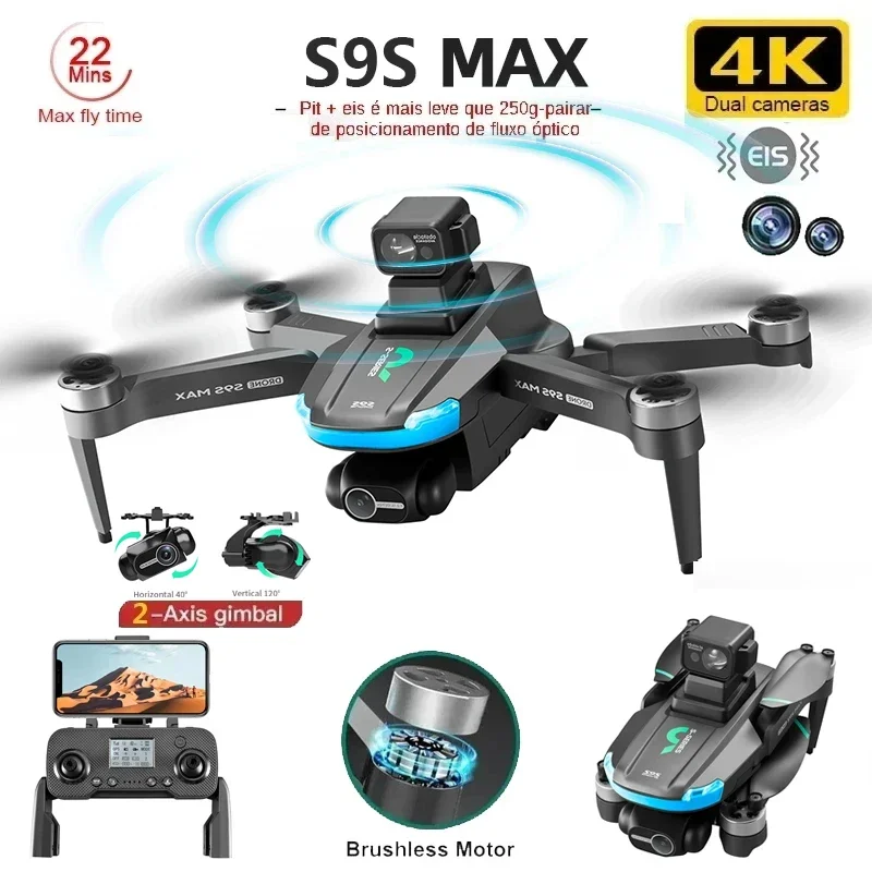 NEW S9S MAX MINI Drone 4K 2-Ax - Drone Racing Camera reseña y precio