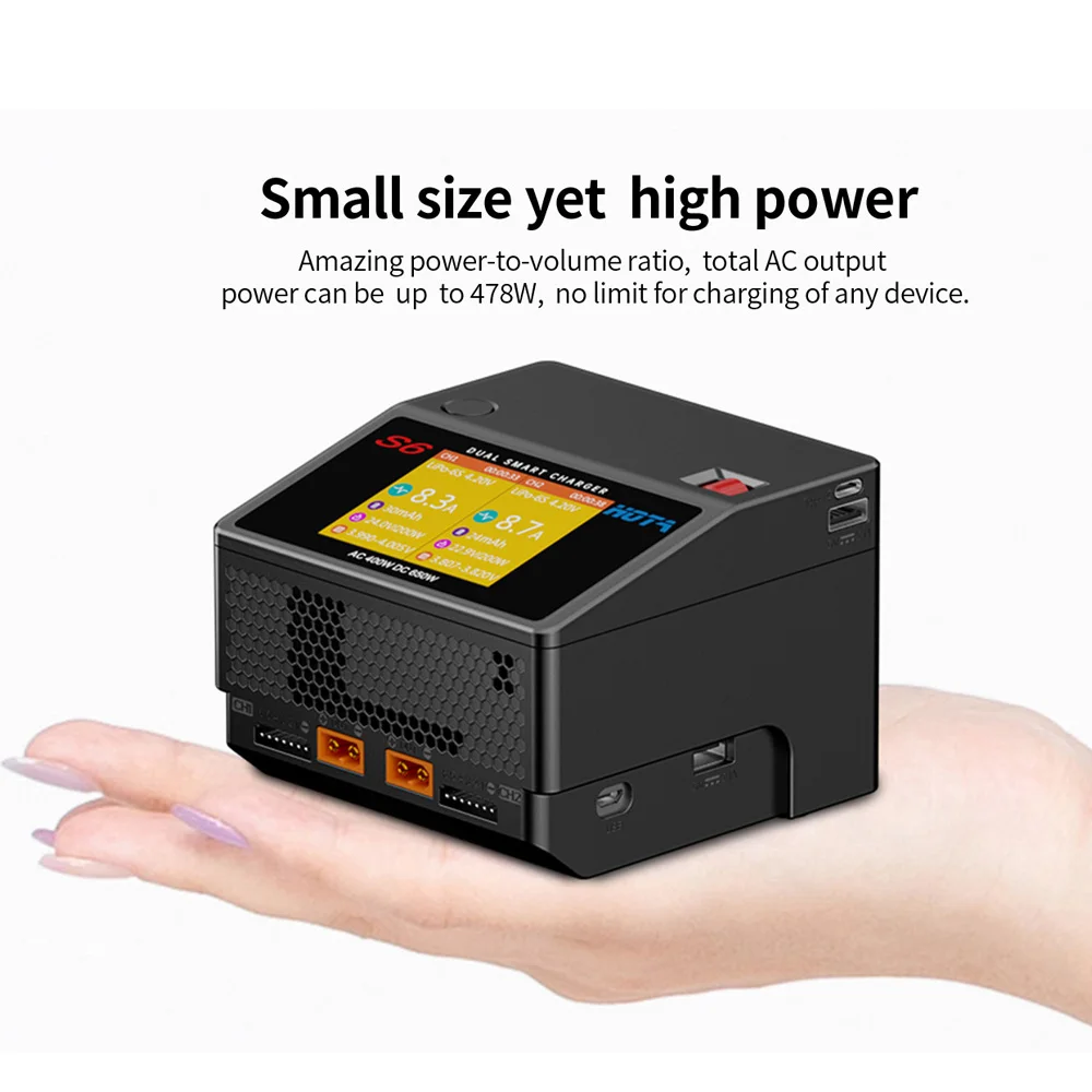 SkyCityFPV  HOTA S6 AC 400W 15 - Drone Racing Charger reseña y precio