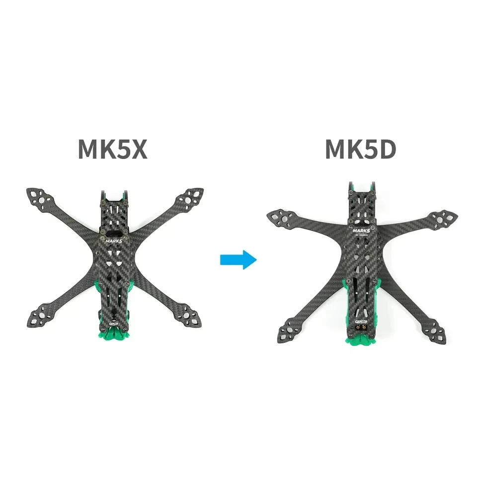 GEP-MK5D O3 MK5X to MK5D DeadC - Drone Racing Frame reseña y precio