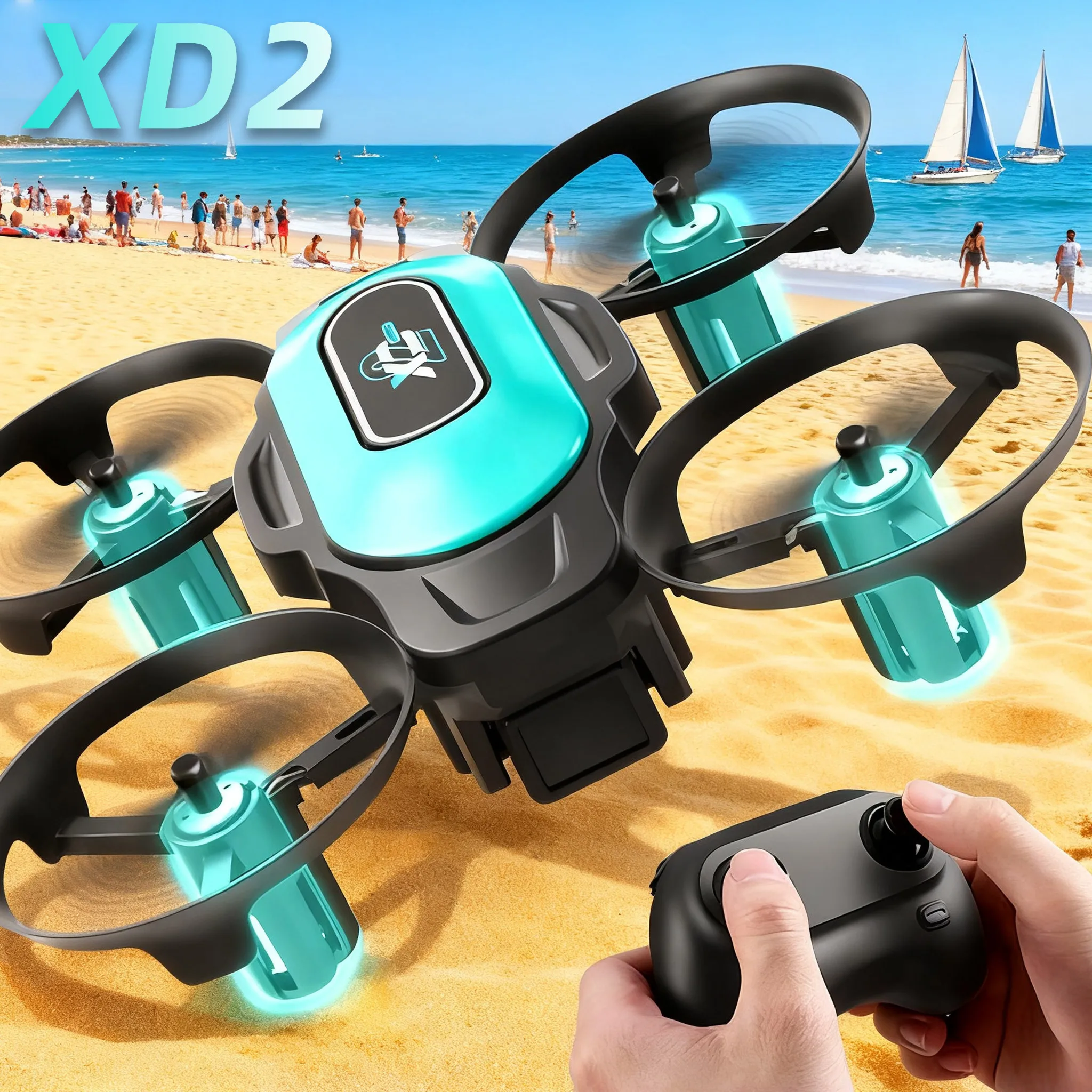 XD2 Mini Drone, 360° Stunt Fli - Drone Racing Camera reseña y precio
