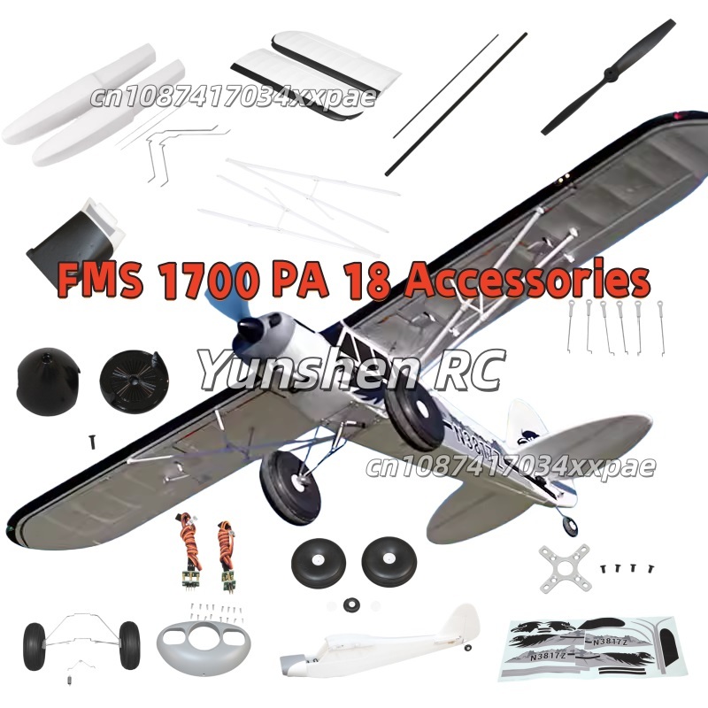 FMS RC Plane Decals For 1700mm - Drone Racing Motor reseña y precio