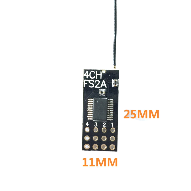 Flysky FS2A Mini Receiver 4CH  - Drone Racing Receiver reseña y precio