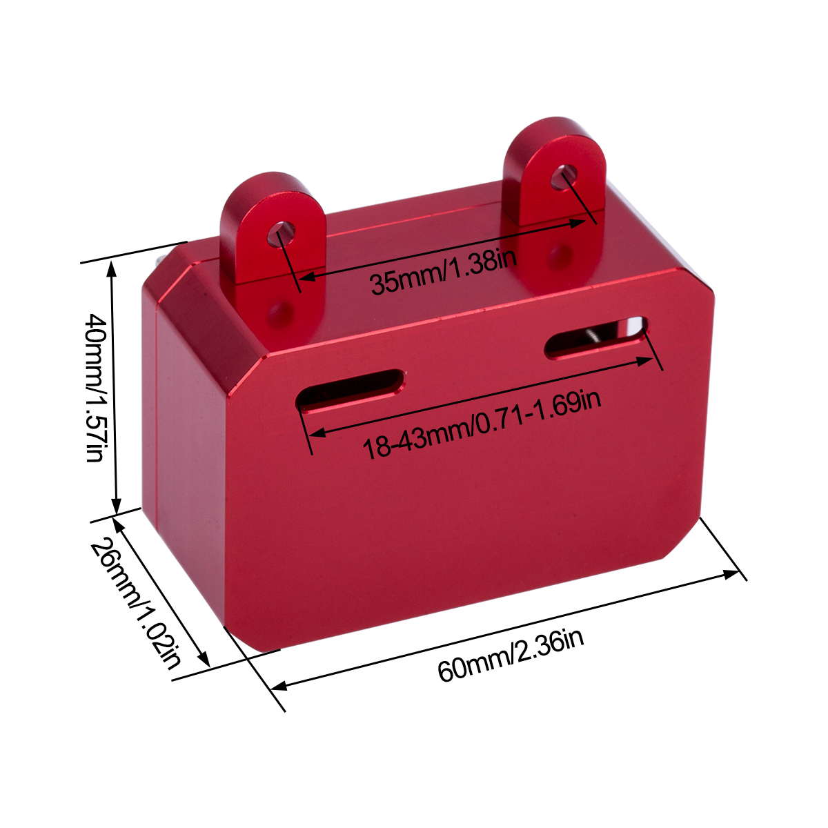 Aluminum Cell Receiver Box/Ele - Drone Racing Receiver reseña y precio