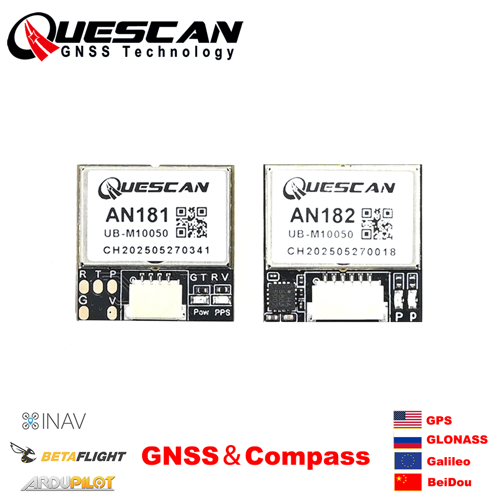 QUESCAN 18mm M10 GPS GNSS Modu - Drone Racing Flight Controller reseña y precio