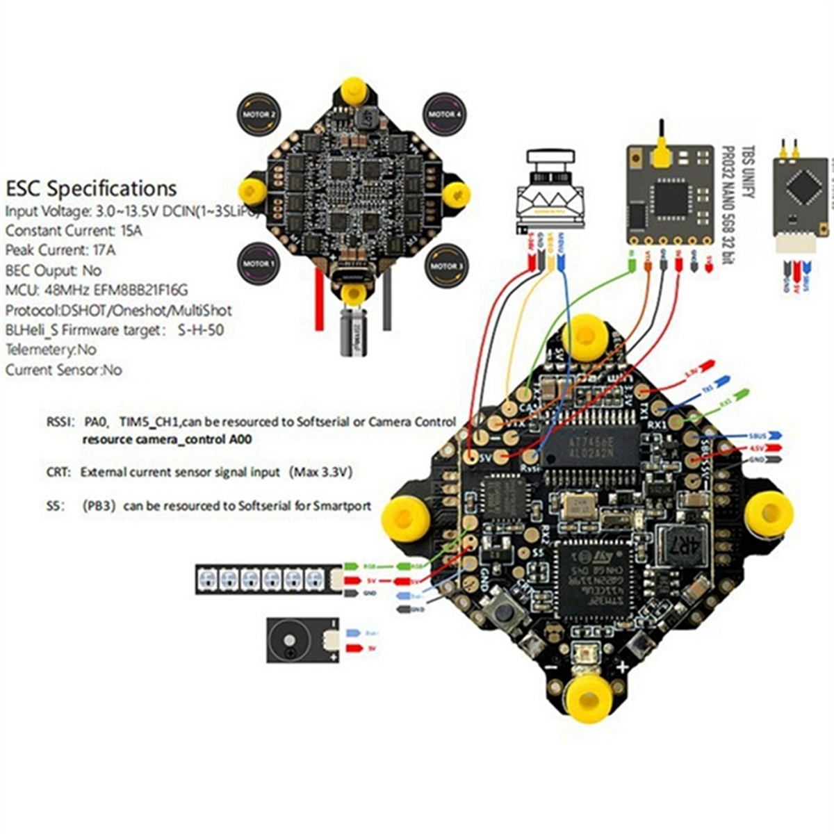 NEW F411 AIO Flight Controller - Drone Racing Flight Controller reseña y precio