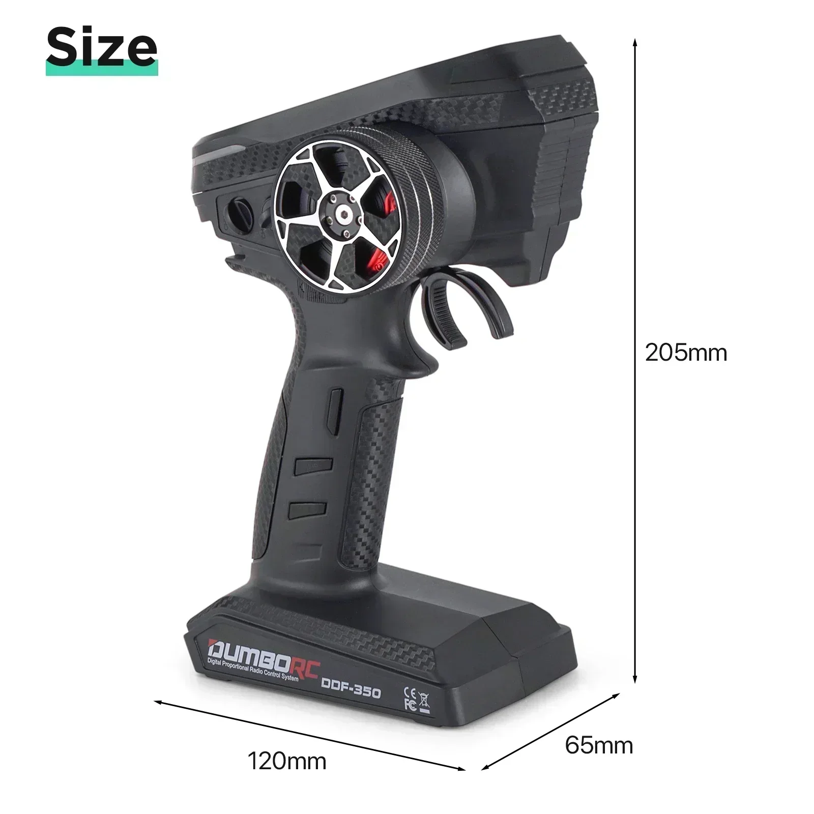 DUMBORC 10CH DDF-350 RC Remote - Drone Racing Receiver reseña y precio