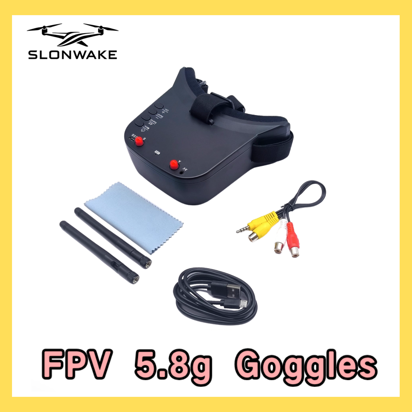SLONWAKE 5.8G 48CH FPV 400mw V - Drone Racing Camera reseña y precio