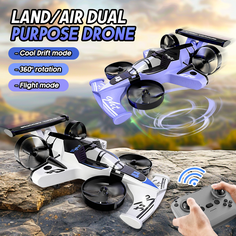 2in1 Mini Drone Air-Ground Fly - Drone Racing Battery reseña y precio