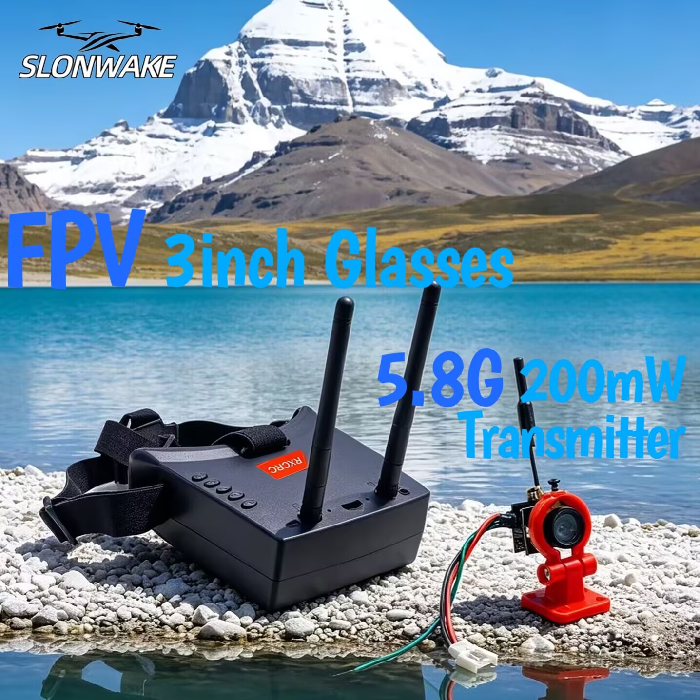 SLONWAKE 5.8G Analog VTX Trans - Drone Racing Camera reseña y precio