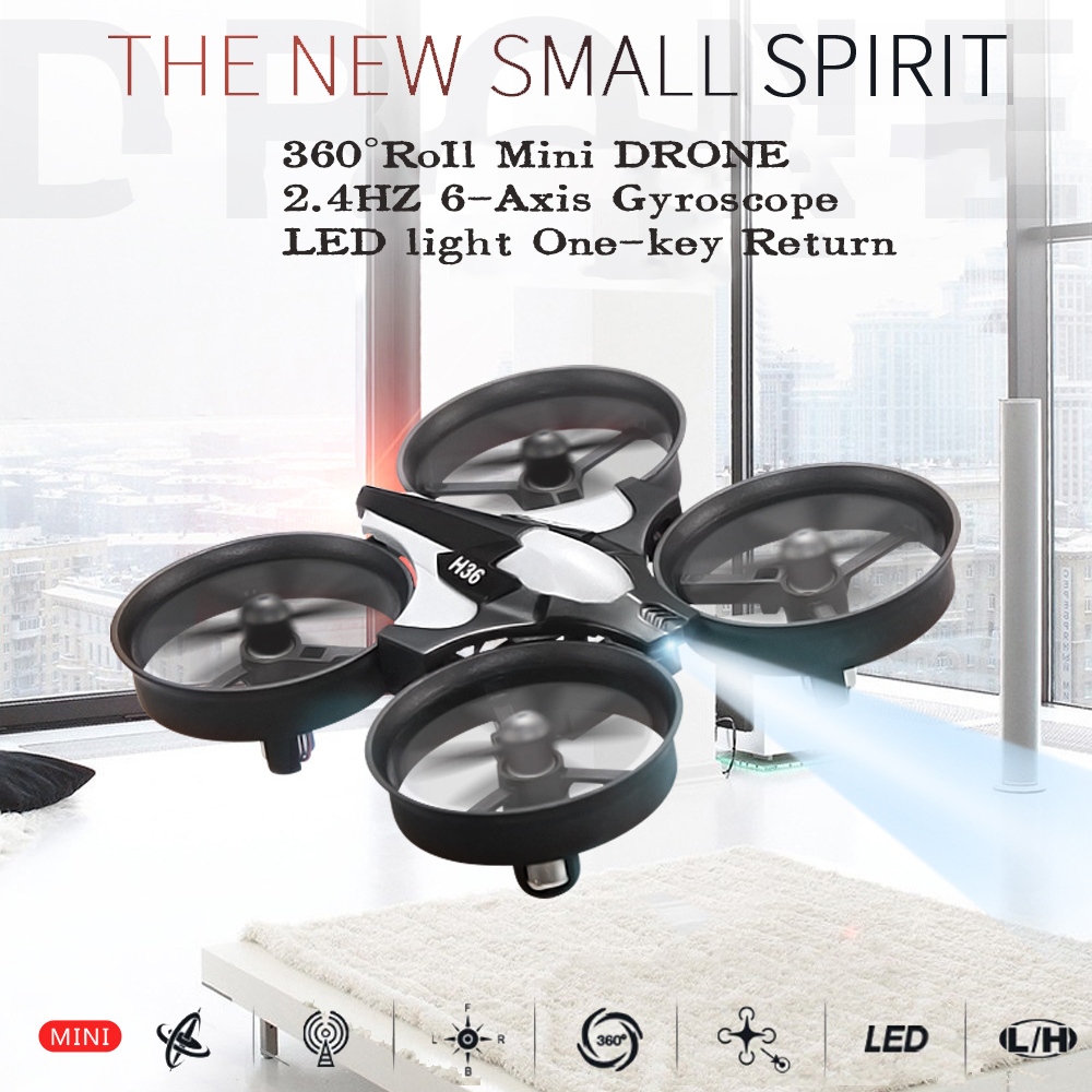 jjrc H36 Mini Drone 3D Flip He - Drone Racing Battery reseña y precio