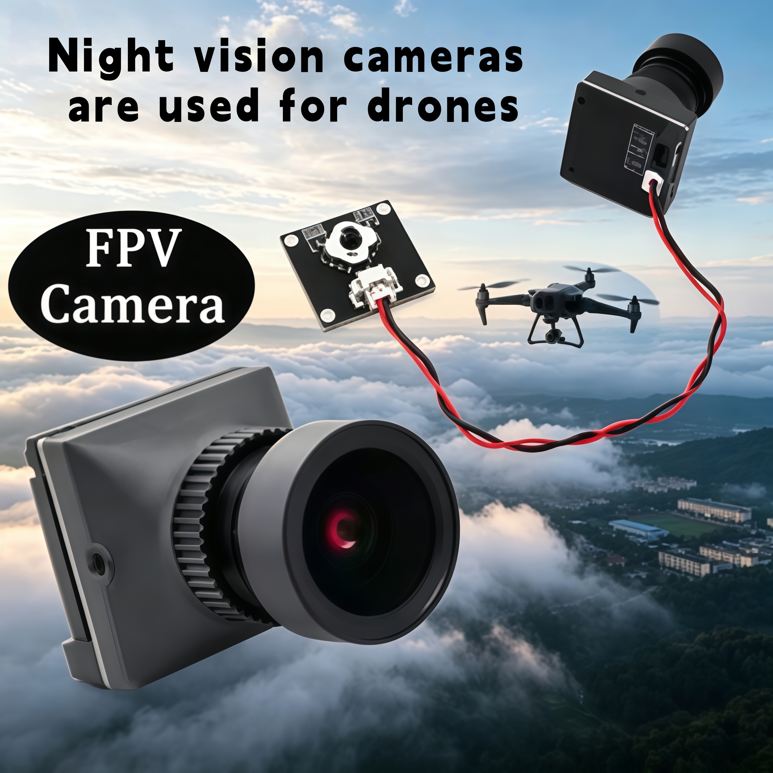 1500TVL HD CADDX Snail FPV Cam - Drone Racing Camera reseña y precio